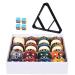 CROWN ME Billiards 16 Ball Triangle Rack  Pool Table Equipment Snooker Accessories for Regulation Size Billiard Balls, in 1 Portable Billiard Triangle