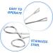 Happyyami Reptile Feeding Clip Feeding Tongs Snake Tongs Lizard Stuff Silver Stainless Steel - Buy Online on GoSupps.com