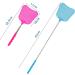 Takuza Fly Gossip - 2-Piece Flying Swatter Set for Pest Control | Mosquito Scraper | Blue & Pink | Effective Against Flies Wasps & Insects - Buy Online on GoSupps.com