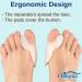 Chiroplax Bunion Gel Pads - Toe Separator & Relief Cushion for Hallux Valgus - Pack of 4 (2 Pairs) - Buy Online on GoSupps.com