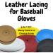 Tofl Softball & Baseball Glove Lace Kit | Mitt Repair Lacing with 2 Leather Laces & Needle - Light Brown - Buy Online on GoSupps.com