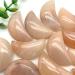 Natural Crystal Natural Pink Urine Crystals Stone Carved Moon Shaped Smooth Stone Crystals Room Decoration Natural Luster - Buy Online on GoSupps.com
