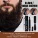 Beard Pen BoGoo Beard Pencil Filler Kit for Men - Long Lasting Natural Finish/Water and Sweat Proof - Black - Buy Online on GoSupps.com