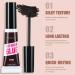2-Pack Tinted Eyebrow Mascara Gel Set - Waterproof Long Lasting & Cruelty-Free Eyebrow Cream with Brush | Thickening Tint 0.8 Fl Oz (03# BLACK - Buy Online on GoSupps.com