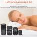 28-Piece Basalt Hot Stones Massage Set with Heater Kit for Professional Spa - Relaxing, Healing, Pain Relief - Buy Online on GoSupps.com