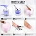 Acrylic Powder Liquid Monomer for Acrylic Nail Extension Nail Carving Pink Clear White Nude Non-Yellowing Nail Art Set - (Color: White) - Buy Online on GoSupps.com