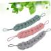 6 Pcs Pink Silicone Body Scrubber Set for Exfoliating and Cleaning - FOMIYES - Buy Online on GoSupps.com