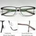 GHARAZ Fashion Anti Blue Light Reading Glasses for Men - Lightweight TR90 Computer Readers in Black (1.0+ Size) - Buy Online on GoSupps.com