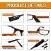 2 Pack Lighted Reading Glasses for Men & Women - LED Nighttime Readers Magnifier - Black 1.0x - Buy Online on GoSupps.com
