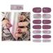 SIUSIO 112pcs Gradient Glitter Nail Wraps with Crystal Glass Nail File - Nail Polish Strips for Women and Girls in Gray - Buy Online on GoSupps.com