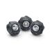 Pontec 87585 Pondostar Led Rocklight Set 3 - Black attractive rock light set in timeless slate optics / underwater lighting