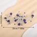 Sither Blue Crystal Hair Clip for Women Bridal Wedding Pearls Hair Comb for Women Headpiece Hair Accessories for Bride Party Prom Gift - Buy Online on GoSupps.com