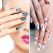 10 Sheets Letter Nail Stickers Alphabet Nail Art Stickers Letter Nail Art Stickers Old English Alphabet Nail Decals for Home DIY Nail Decoration 5 Colors - Buy Online on GoSupps.com