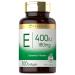 Carlyle Vitamin E 400 iu Softgels | 180mg | 300 Count | Non-GMO and Gluten Free Formula