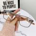 Fuqinqingoz blue light blocking designer reading glasses glare-free computer reading glasses flat light mirror for women/men (color: C3 size: +250) +250 C3