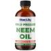 Blue Lily Cold Pressed Organic Neem Oil (8 fl oz), USDA Certified,100% Natural, Unrefined Pure Neem Oil for Skin, Hair Care & Nails, Neem Oil for Plants & Organic Gardening