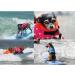 Shop Shtgoi Dog Chest Reflective Lifeguard Vest - Safety Swim Suits for Small Dogs - Pink Dotted XS for Water Activities - Buy Online on GoSupps.com