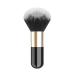 Luxspire Powder Makeup Brush, Flat Kabuki Brush, Single Large Makeup Brush Soft Face Mineral Powder Foundation Brush Blush Brush for Blending Makeup, Black & Gold