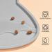Buy Septillar Silicone Bowl Pads for Cats & Small Dogs - Waterproof Slipproof Lining Mats (Dark Gray 44x25 cm) - International Shipping - Buy Online on GoSupps.com