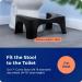 Squatty Potty Curve: Lightweight Black Toilet Stool with Modern Design - Buy Online on GoSupps.com