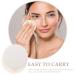 FRCOLOR 15 Pcs Decorative Powder Puffs - Cotton Round Makeup Puff for Foundation & Face | Miss Makeup Tools | Breathable & Soft - Buy Online on GoSupps.com