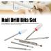 Acrylic Gel Nail Bit Kit Cuticle Remover Ceramic Nail Drill Bits Set Manicure Pedicure for Salon - Buy Online on GoSupps.com