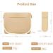 Drawzone Silicone Makeup Bag with Travel Brush Holder | Trendy Cosmetic Bag for Women | Portable Toiletry Bag in Khaki - Buy Online on GoSupps.com