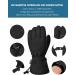 Buy Aokkr Winter Gloves - Waterproof Windproof Touchscreen Ski & Bicycle Gloves for Men & Women | Outdoor Running Anti-Slip Sports Gloves - Black - Buy Online on GoSupps.com