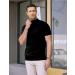 COOFANDY Men's Mock Turtleneck Short Sleeve Sweater - Black X-Large - Buy Online on GoSupps.com