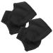 FRCOLOR 2 Pairs Heel Cover Heel Protector Outdoor Heel Sleeves Silicone Heel Cups Heel Protective Covers Wings Cake Topper Heel Pads Warm Socks Heel Brace Sbr Heel Socks Miss Sole of Foot