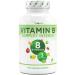 Vitamin B Complex Intenseso - 180 capsules (6 months) - Premium: With bio -active vitamin B forms + quatrefolic + CO factors - up to 10 times higher than other vitamin B complexes - vegan