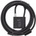 Buy Burg-Guard Cable Lock - Secure Bicycle Motorcycle & E-Scooter | 3m Rope Lock with Number Lock for Garden Furniture - Black - Buy Online on GoSupps.com