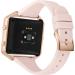 Amcute Slim Silicone Replacement Wristband for Blaze Band with Metal Frame - Pink Sand/Rose Gold - Buy Online on GoSupps.com
