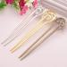 Bleiou 6 Pcs U Shape Hair Fork Alloy Hair Stick Metal Hair Pins - Stylish Hair Accessory Set - Buy Online on GoSupps.com