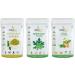 NENA Pack of 3 Tulsi Powder Papaya Leaf Powder Guava Leaf Powder (200 GM Each) Combo Pack 600 GM