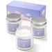 Fragrance candles gifts for women |Fragrance candles gift set for anxiety |3 fragrance candles in the glass |Gifts for women & men Christmas (blue 300g) Blue-300g