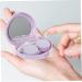 Solustrie Travel Contact Lens Case - Violet Purple Organizer & Remnant Tool for Autumn/Winter - Compact 7.2x5.8x2cm - Buy Online on GoSupps.com