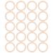 Wosune jewelry accessories good durability natural wooden rings wooden teething for the family (70 mm)
