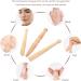 Lurrose 3-Set Wooden Acupuncture Rods & Massage Tools for Deep Tissue & Thai Massage | Premium Handheld Acupuncture Pen & Face Massager - Buy Online on GoSupps.com