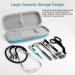Stethoscope Carrying Case for Littmann & MDF Stethoscopes - Turquoise Travel Case with Extra Room for Nurse Accessories - Buy Online on GoSupps.com