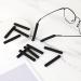 Prasacco Silicone Glasses Covers - 6 Pairs (12 Pieces) Anti-Slip Ear Cushions for Sunglasses & Reading Glasses - Comfortable & Decorative - Black - Buy Online on GoSupps.com