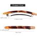 4 Pack Skinny French Hair Clips - Tortoise Shell Styles for Thin & Thick Hair - Girls Hair Accessories in Purple Coffee Milk Brown-Green & Classic Black Marble - Buy Online on GoSupps.com