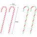 Christmas Small Cane Acrylic Red and White Cane Santa's Plastic Candy Cane 1 Pack of 6 Red White Green - Buy Online on GoSupps.com