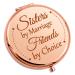 Sister In Law Gifts Wedding Gifts For Women Pocket Makeup Mirror Bridal Shower Gifts Friendship Gifts For Stepsister Bridesmaid Bride Compact Makeup Mirror Bonus Sister Gift Birthday Gifts