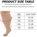 Toe-Free Compression Stockings - Oversize 4-7XL Wide Calf Unisex Knee-High 20-30 mmHg Support Socks - Soft & Comfortable Beige - Buy Online on GoSupps.com
