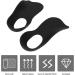 Healifty Arch Support Inserts - Orthotic Insoles for Plantar Fasciitis & Heel Spurs - Flatfoot Corrector Shoe Pads (Black, Size S) - Buy Online on GoSupps.com