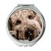 Mirror makeup mirror Dog Goldendoodle Chess Play Hybrid Pet Animal Pocket Mirror portable mirror