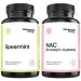Wholesome Story Organic Spearmint Capsules & NAC Supplement N-Acetyl Cysteine 600 mg | 30 & 120 Day Supply