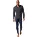 Smartwool Merino 250 Baselayer 1/4 Zip - Men's Charcoal Heather Large - Buy Online on GoSupps.com