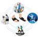 Toe Separator Bunion Corrector 2pcs - Orthopedic Hallux Valgus Straightener & Bunion Splint with Aluminum Bar for Foot Pain Relief - Buy Online on GoSupps.com